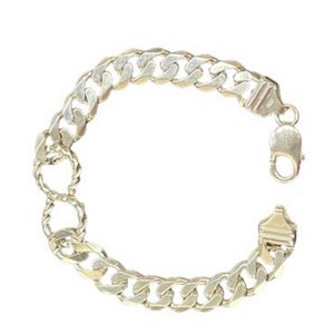 Infinitely Twisted Curb Chain Bracelet