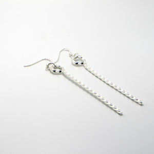 Twisted Stick Dangle Earrings