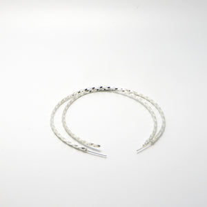 Large Twisted Hoop Earrings