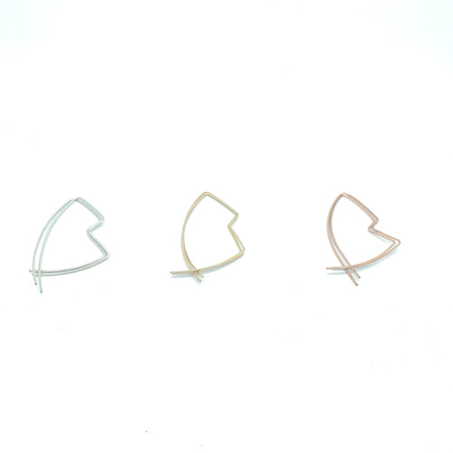 B-Girl Crossover Hoop Earrings