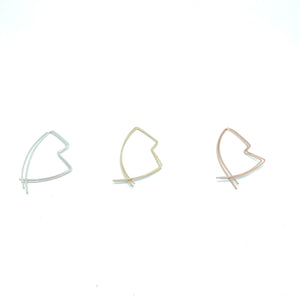 B-Girl Crossover Hoop Earrings