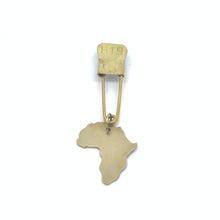 Load image into Gallery viewer, Vintage Laundry Pin w/Africa Dangle Pin.