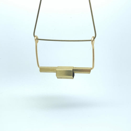 Kinetic Hexagon Necklace