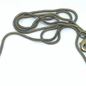 Brass spike necklace