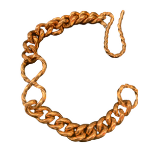Infinitely Twisted Curb Chain Bracelet