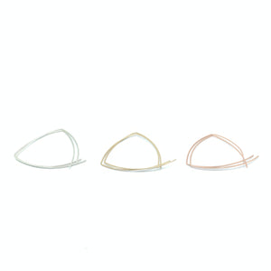 Triangle Hoop Earrings